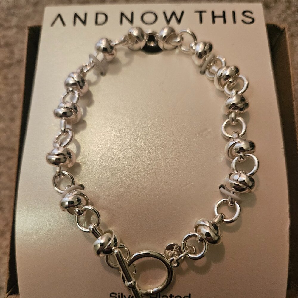 AND NOW THIS Silver Plated Bracelet